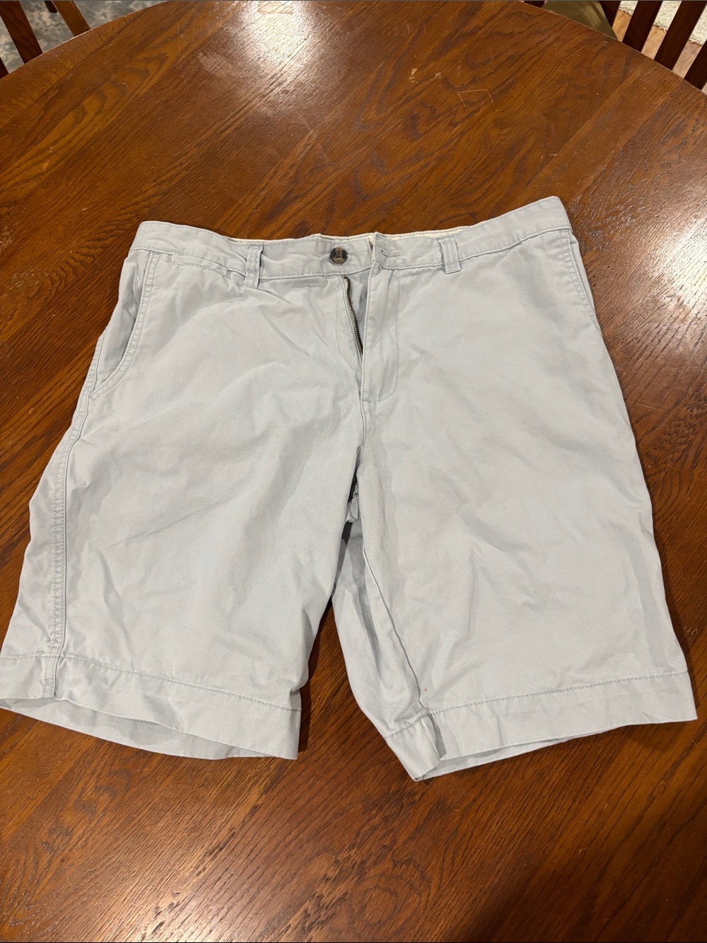 Merona Light Gray Flat-Front Men's Shorts